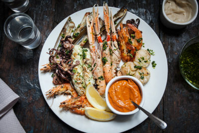 Grilled Spanish Seafood Platter